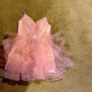 Light Pink Tulle Dress brand new never worn size 10